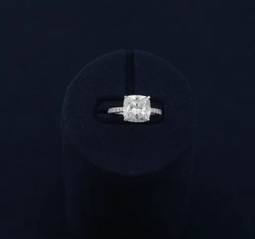 4ct Cushion Ring